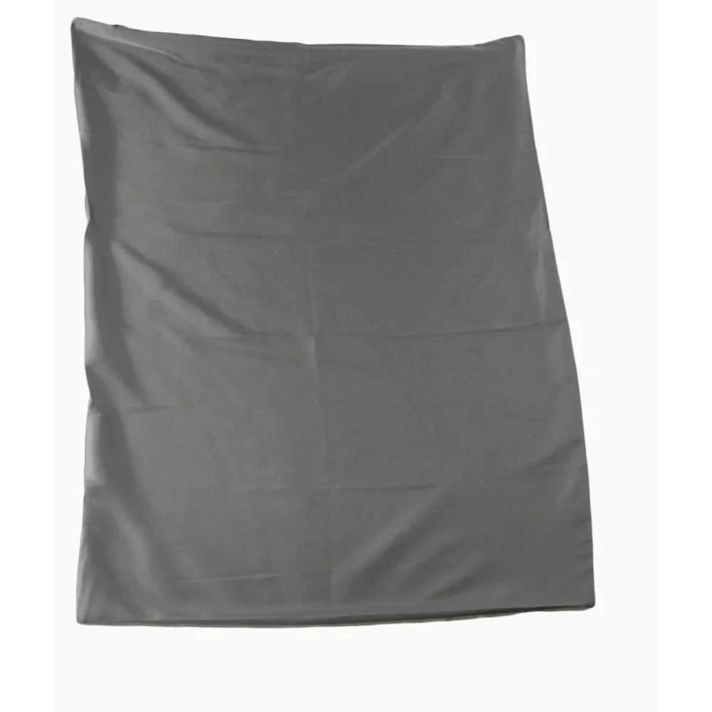 DKBslik Faux Silk Pillowcase Silver Gray Breathable Soft Luxury 20 x 26 in